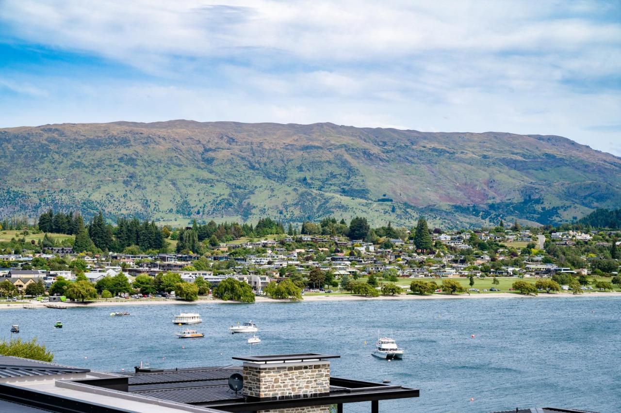 Luxury Lakeview Vista Apartment Wanaka Bagian luar foto
